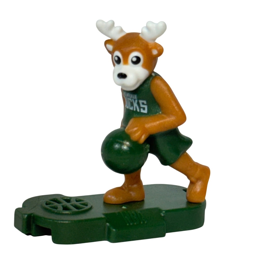 Kinder Joy 1"‎ NBA Milwaukee Bucks Bango Mascot Figure 2022 Basketball Toy